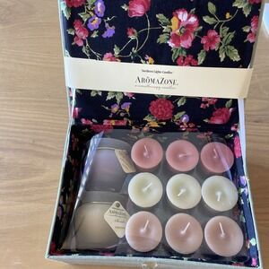 AROMA ZONE Northern Lights Aromatherapy Gift Box Candles Peppermint Lavender
